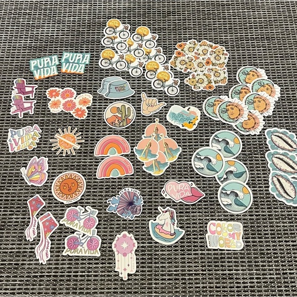 Pura Vida Other - 🌺 62 Pura Vida Stickers Lot 🌺​